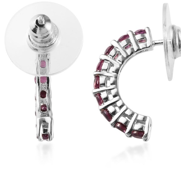 🌺Orissa Rhodolite Garnet Earrings🌺 - Picture 10 of 11